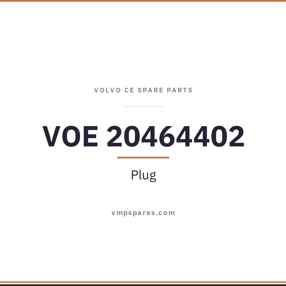 VOE 20464402 – Plug