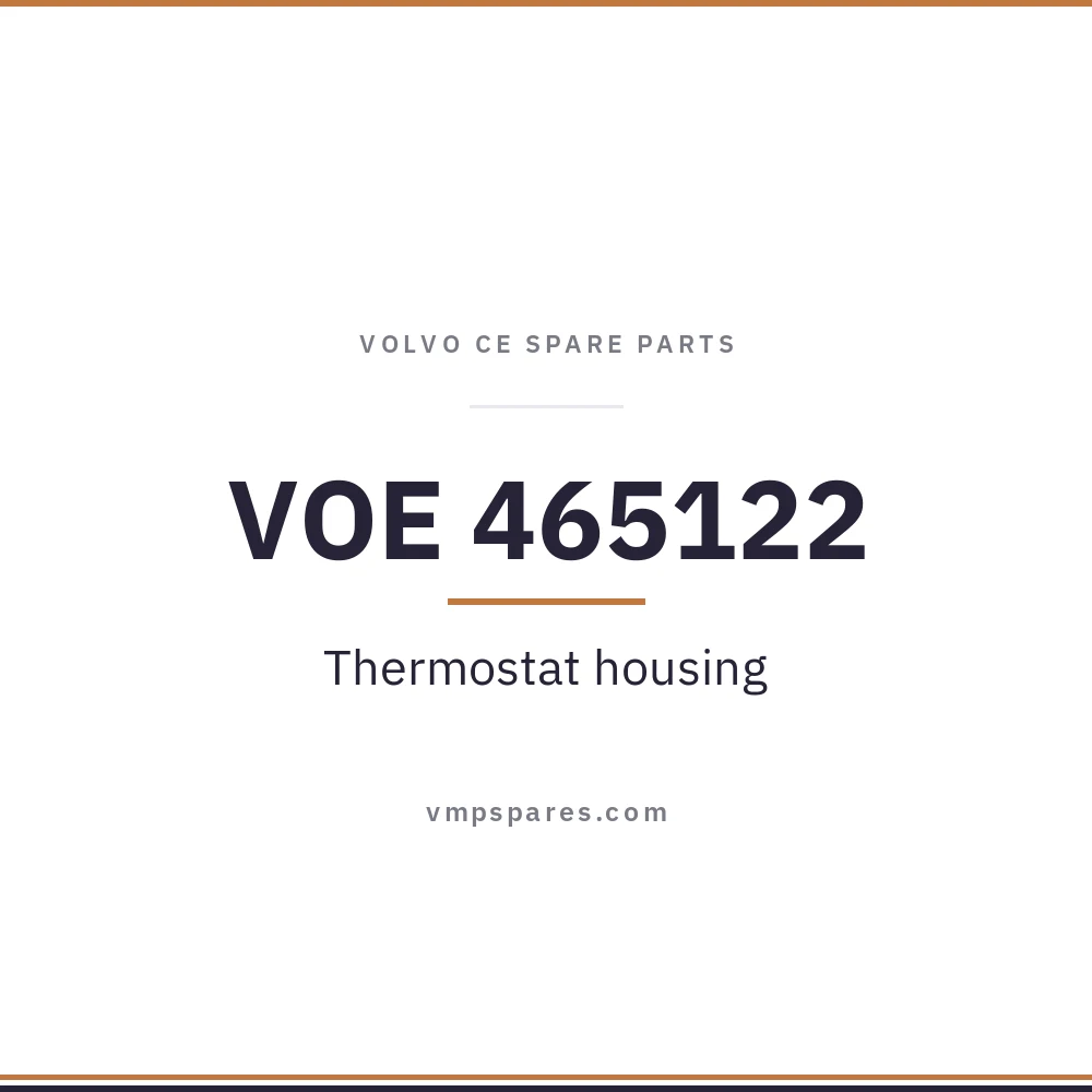 VOE 465122 – Thermostat housing