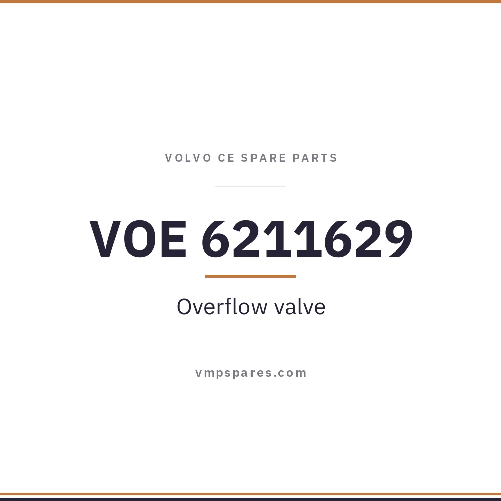 VOE 6211629 – Overflow valve