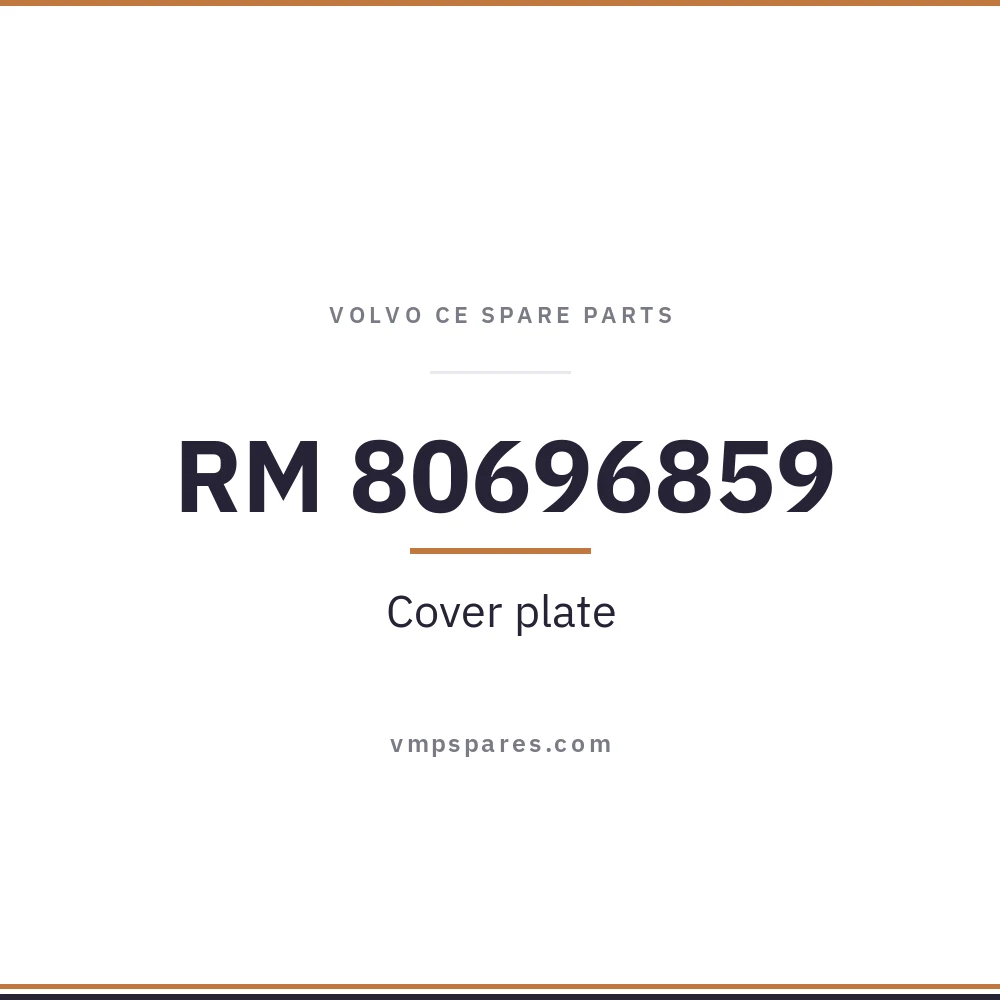 RM 80696859 – Cover plate