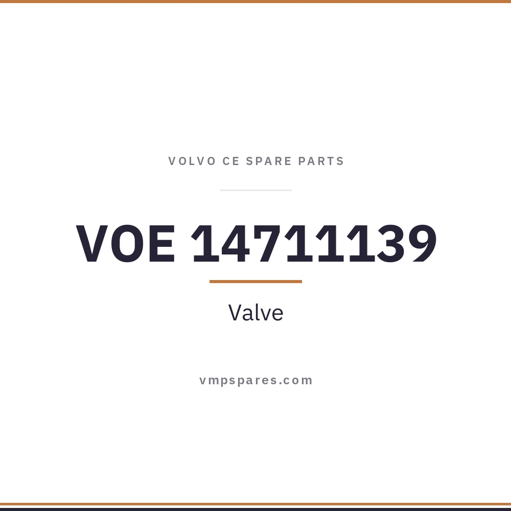 VOE 14711139 – Valve