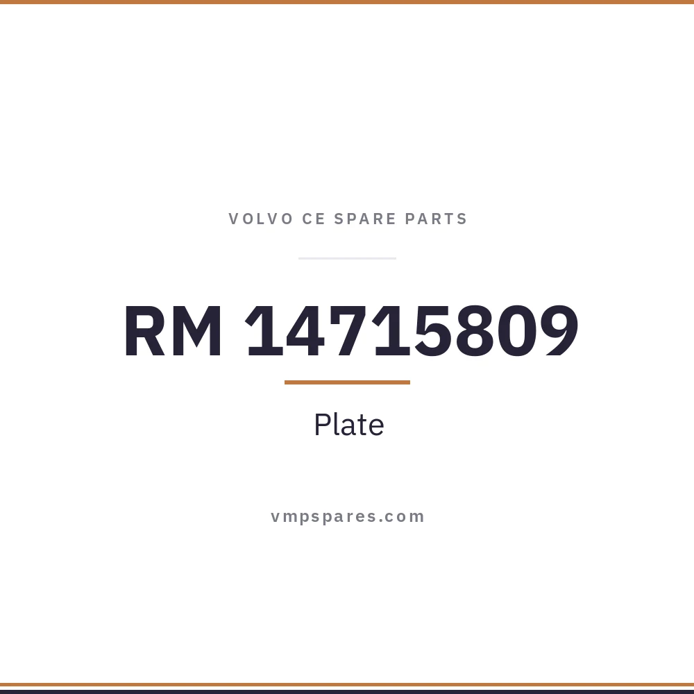 RM 14715809 – Plate