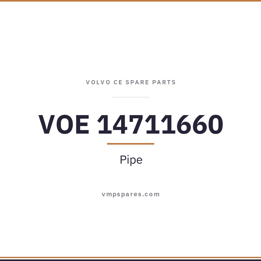 VOE 14711660 – Pipe
