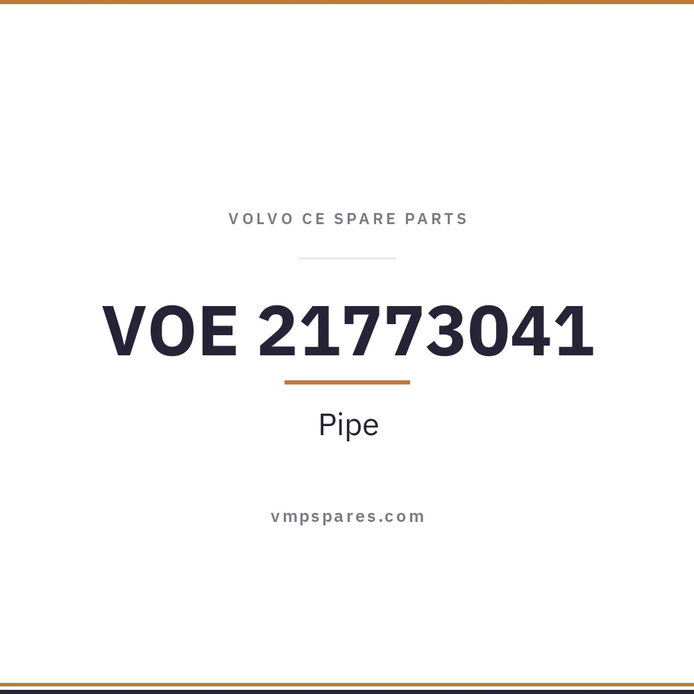 VOE 21773041 – Pipe