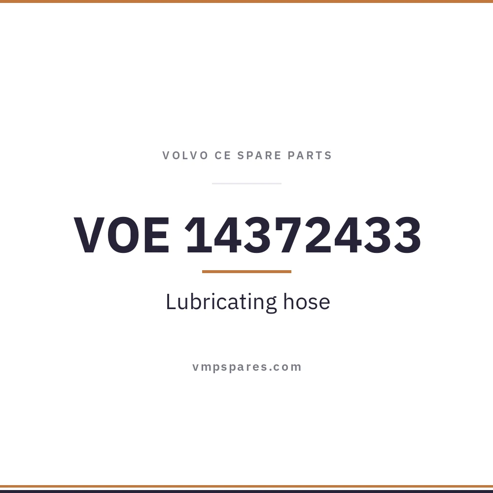 VOE 14372433 – Lubricating hose