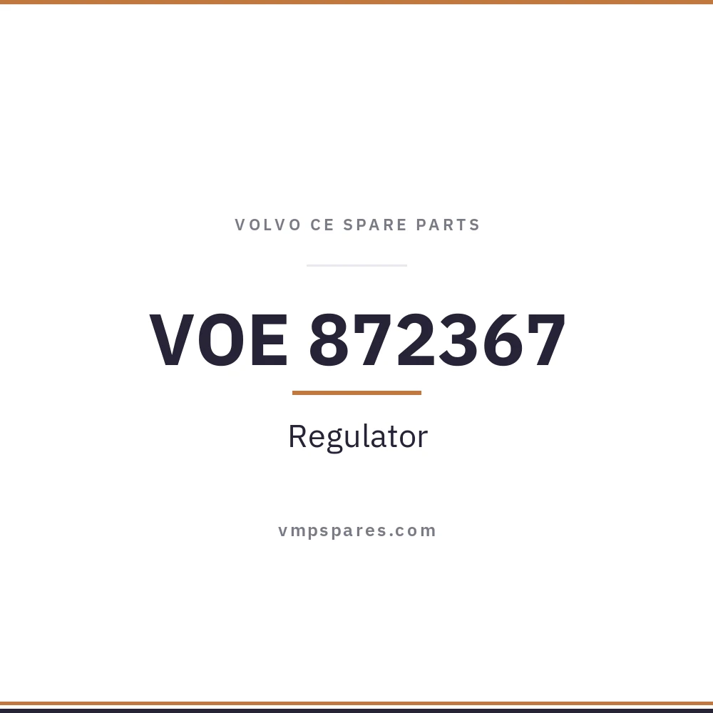VOE 872367 – Regulator