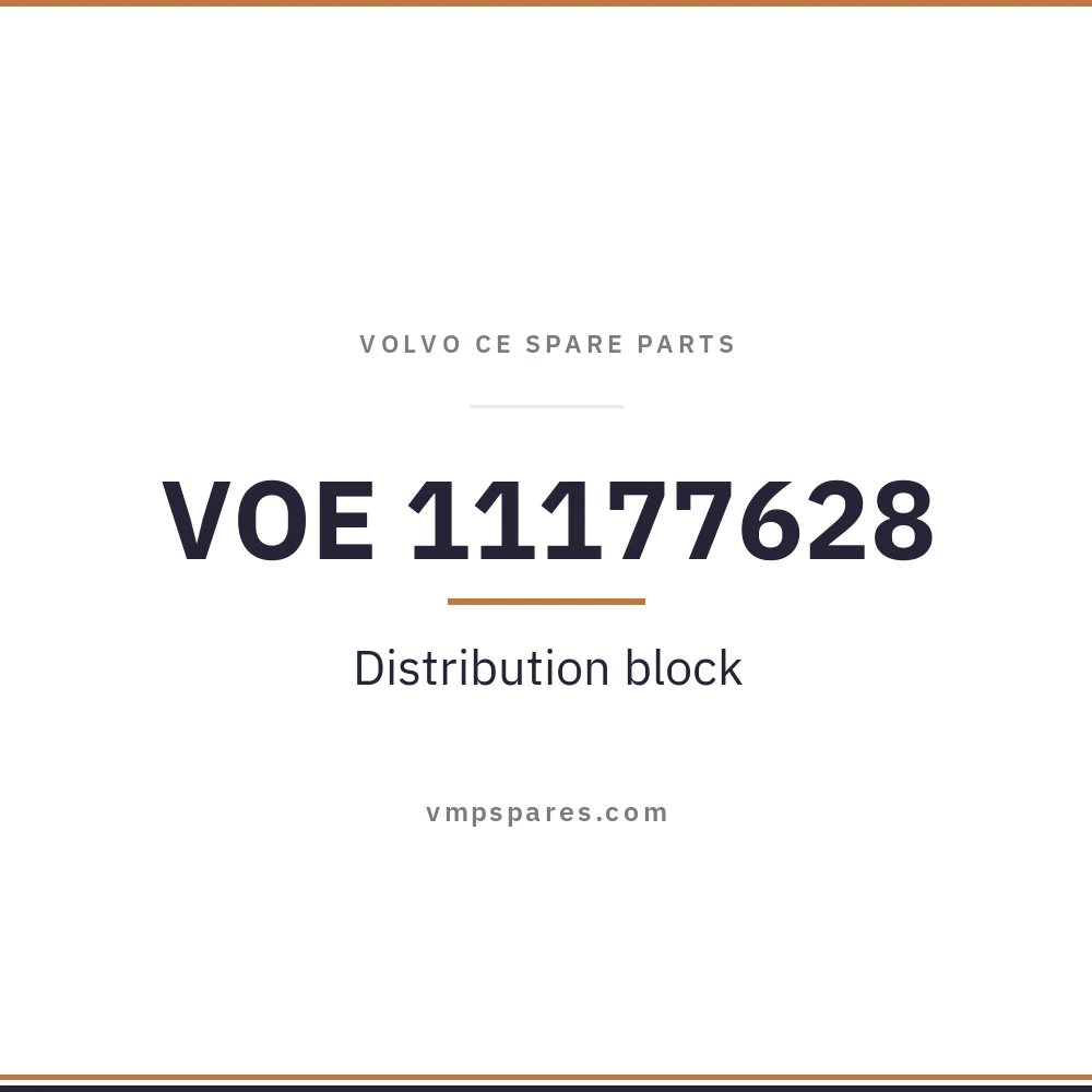 VOE 11177628 – Distribution block