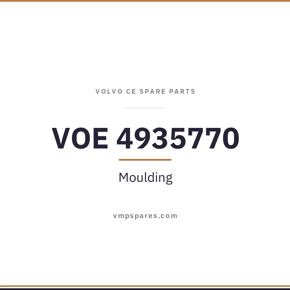 VOE 4935770 – Moulding