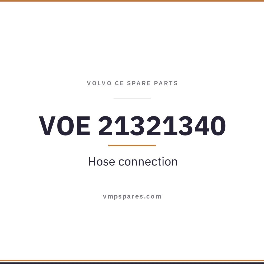 VOE 21321340 – Hose connection