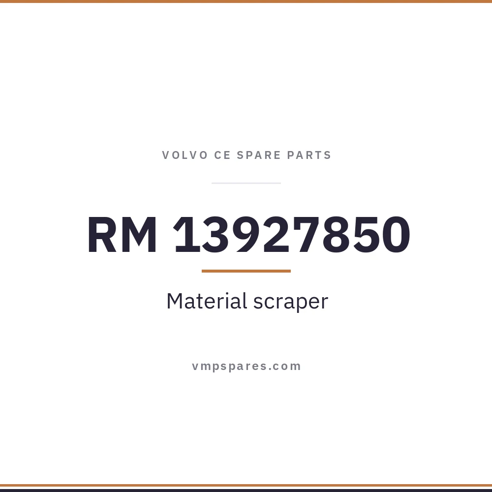 RM 13927850 – Material scraper