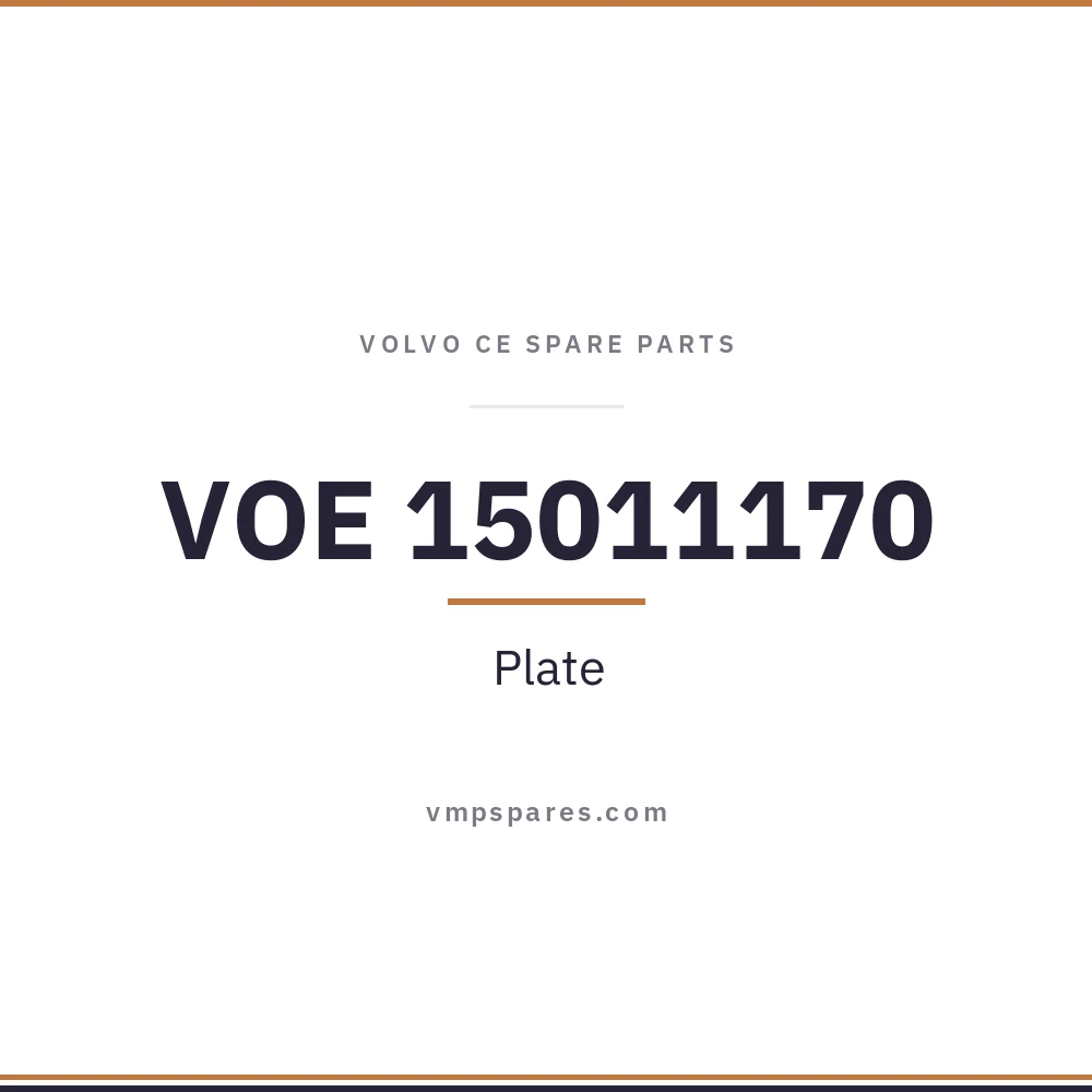 VOE 15011170 – Plate