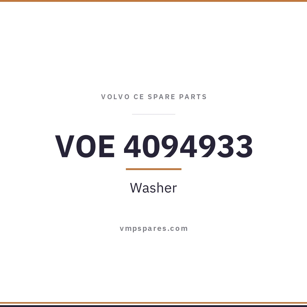 VOE 4094933 – Washer