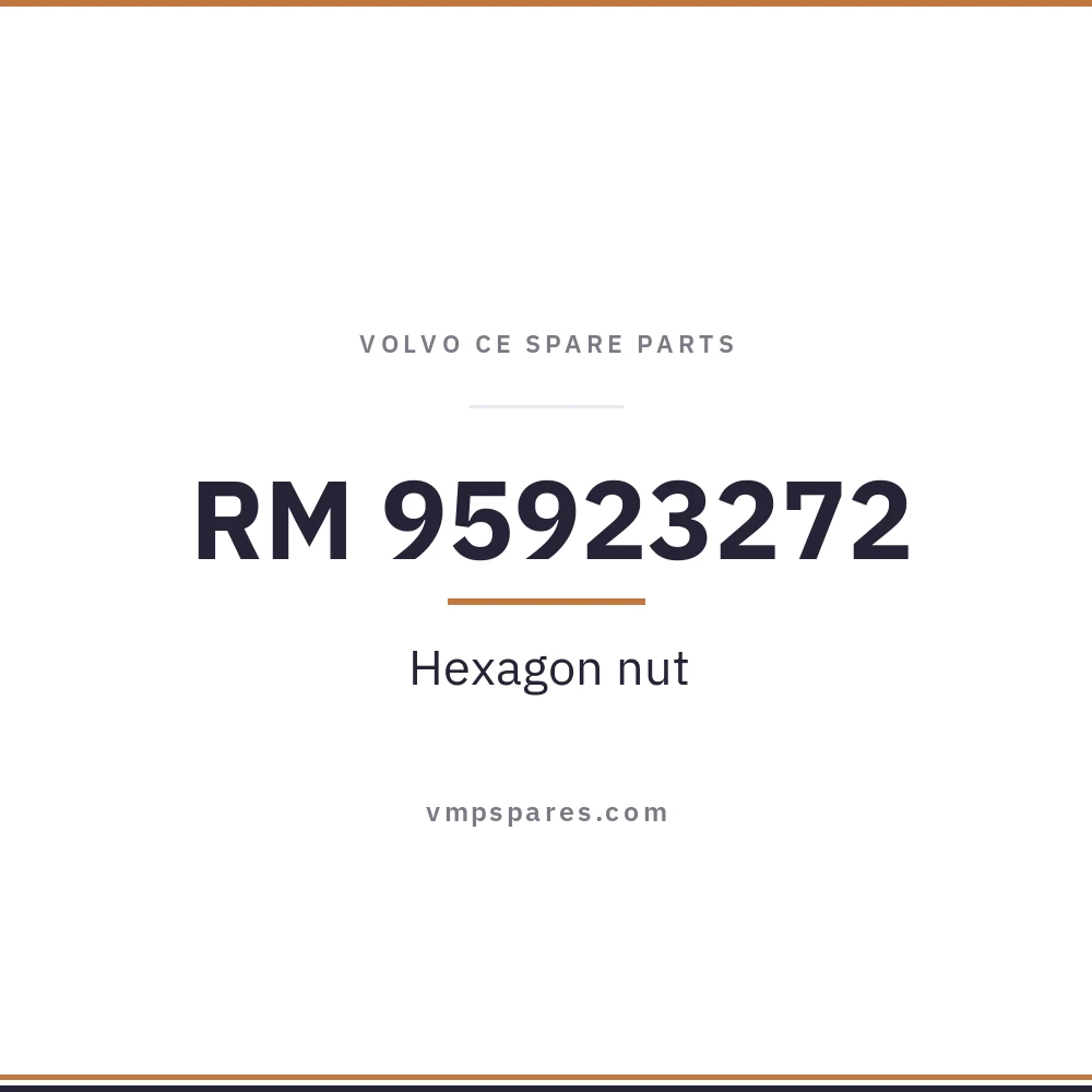 RM 95923272 – Hexagon nut
