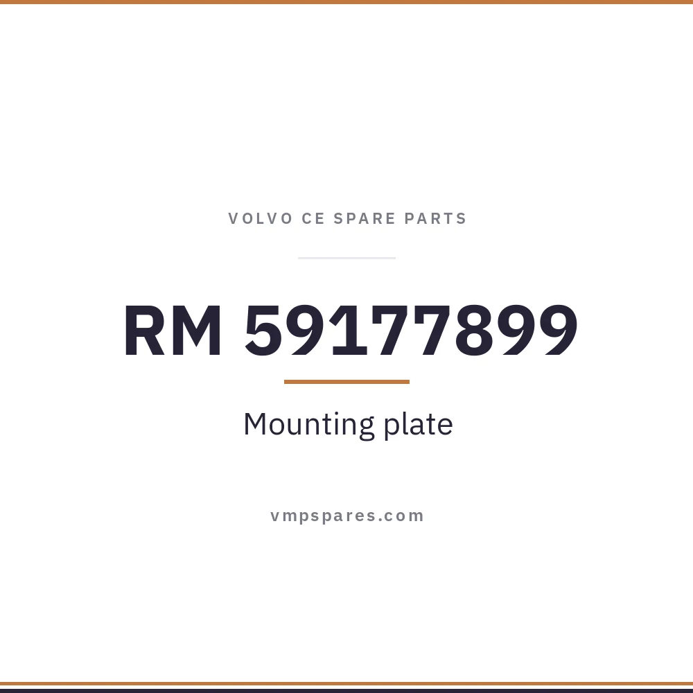 RM 59177899 – Mounting plate