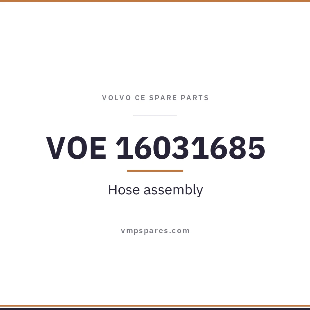VOE 16031685 – Hose assembly