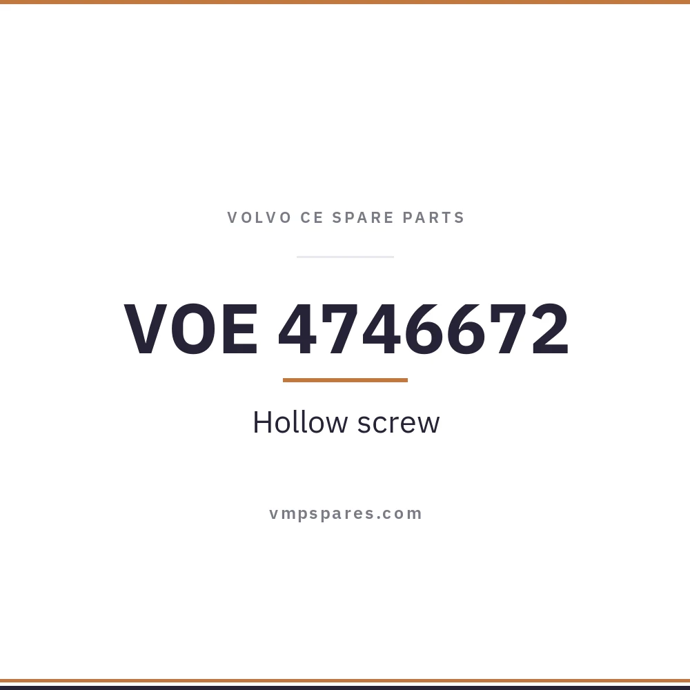 VOE 4746672 – Hollow screw