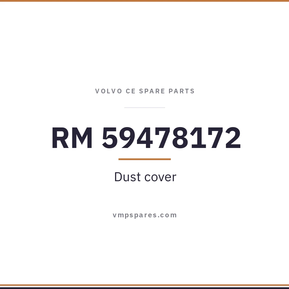 RM 59478172 – Dust cover