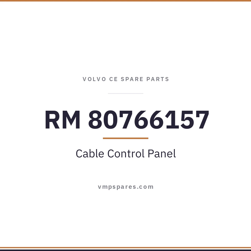 RM 80766157 – Cable Control Panel