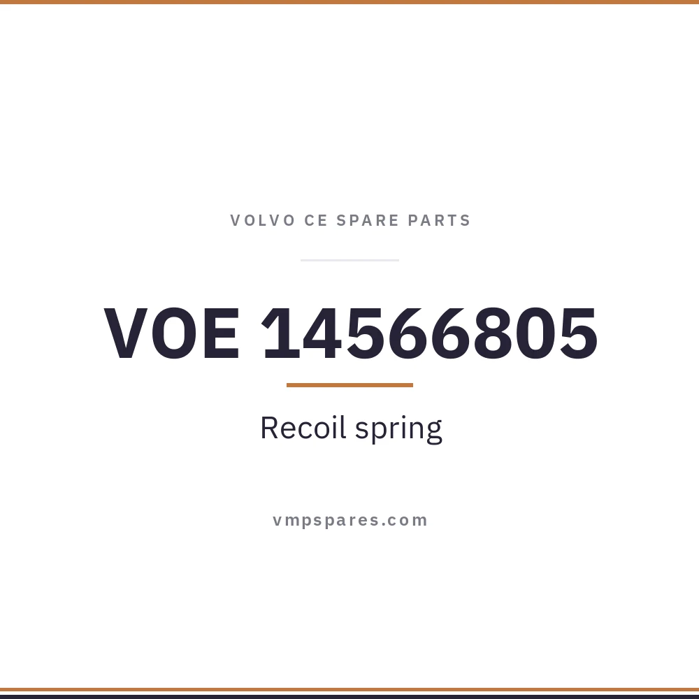 VOE 14566805 – Recoil spring