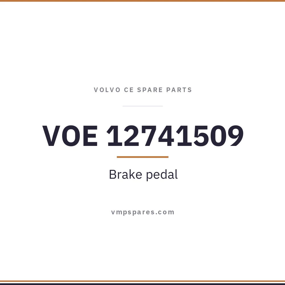 VOE 12741509 – Brake pedal