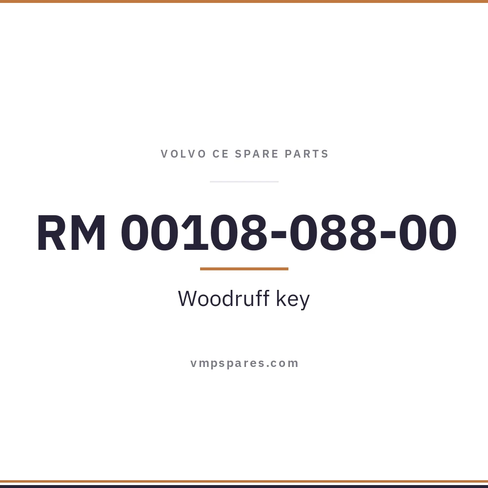 RM 00108-088-00 – Woodruff key