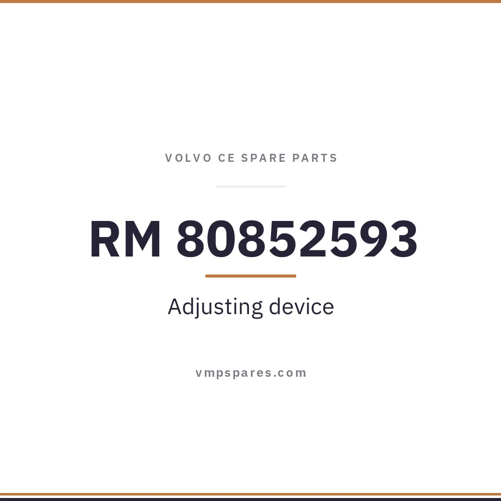 RM 80852593 – Adjusting device