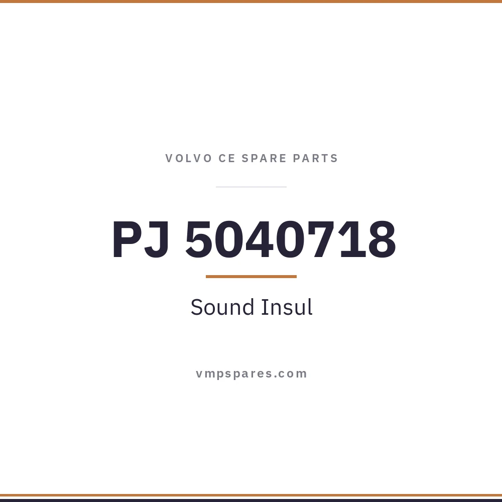 PJ 5040718 – Sound Insul