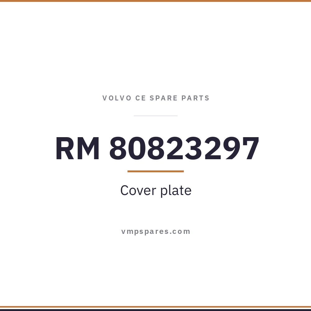 RM 80823297 – Cover plate