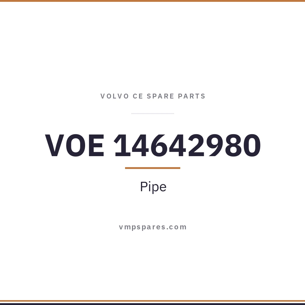 VOE 14642980 – Pipe