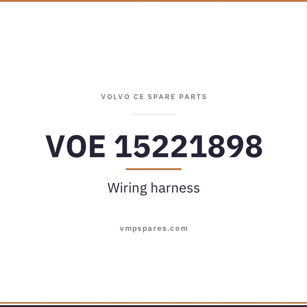 VOE 15221898 – Wiring harness