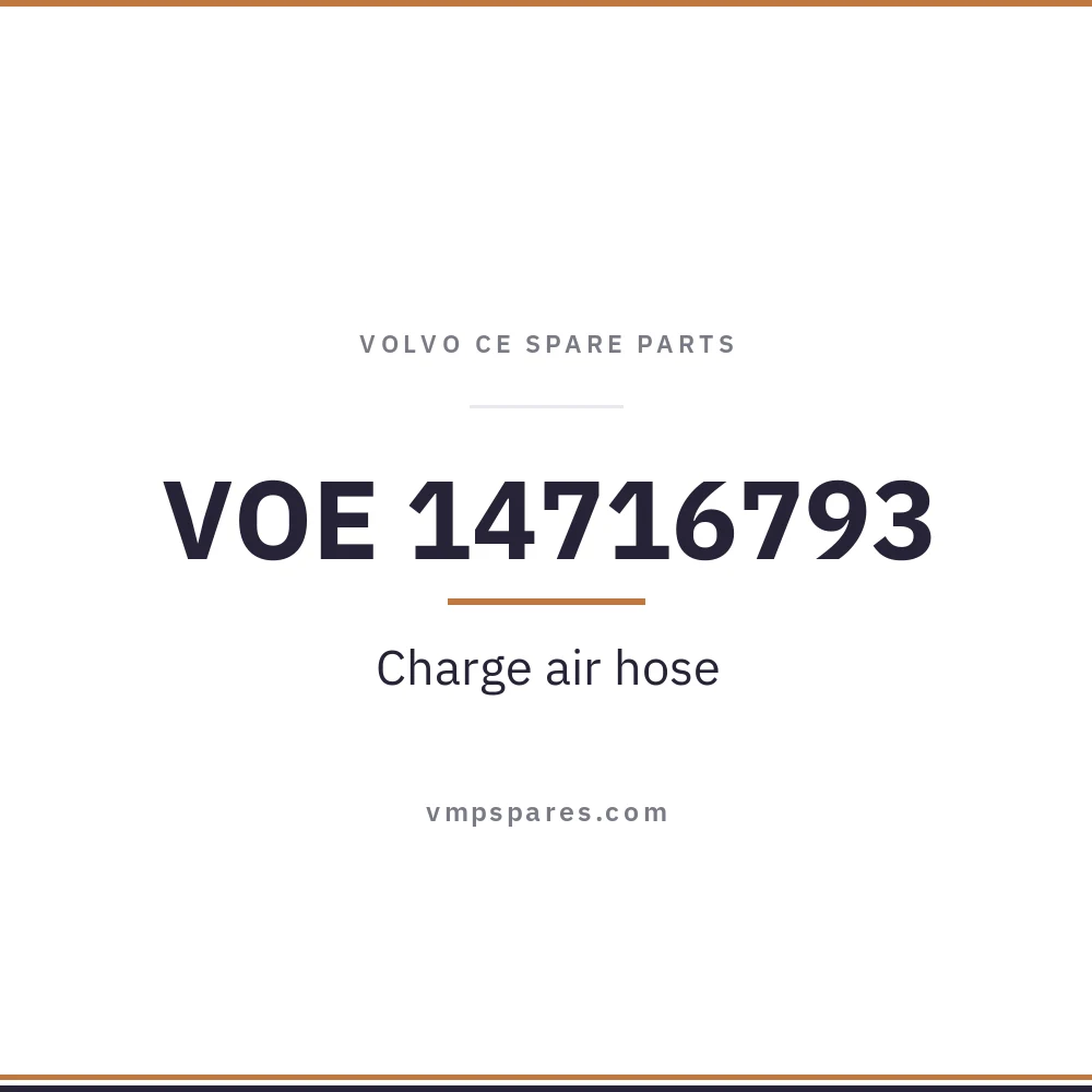 VOE 14716793 – Charge air hose