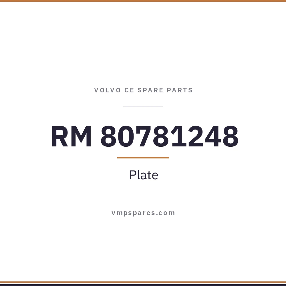 RM 80781248 – Plate