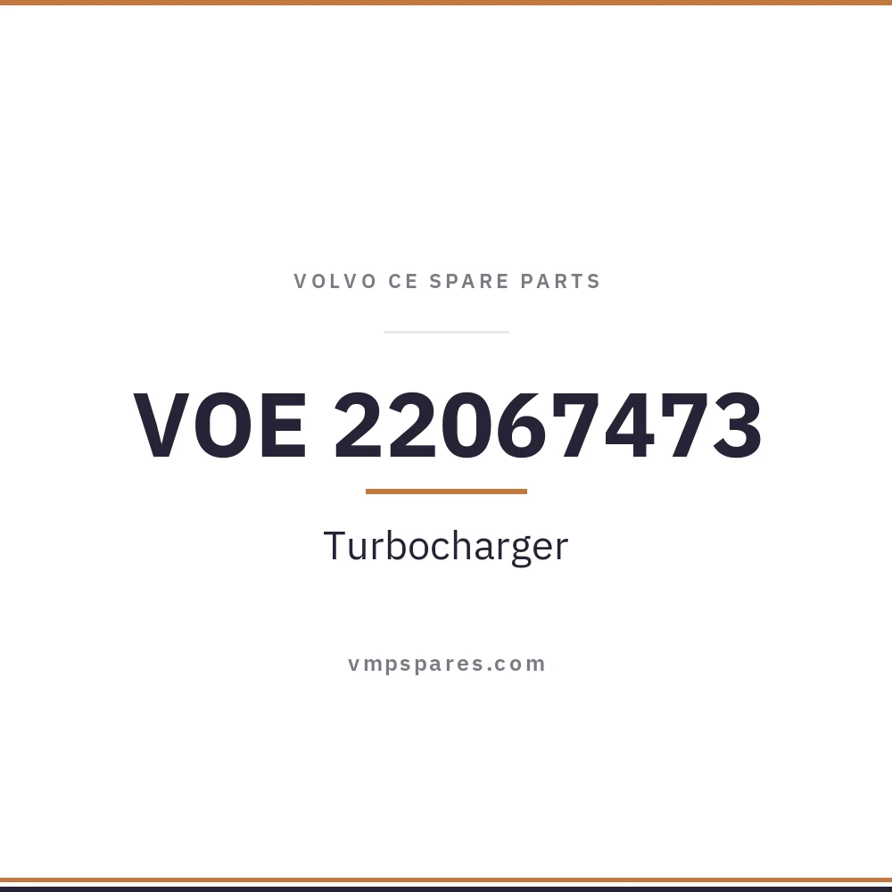 VOE 22067473 – Turbocharger