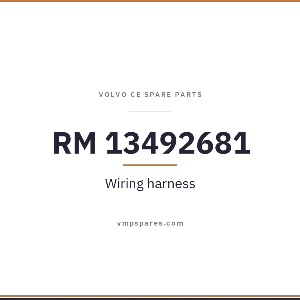 RM 13492681 – Wiring harness