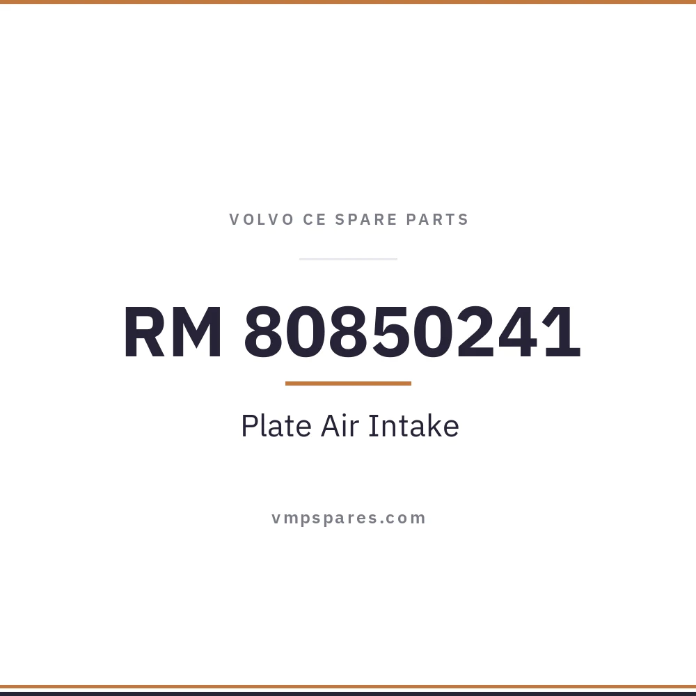 RM 80850241 – Plate Air Intake