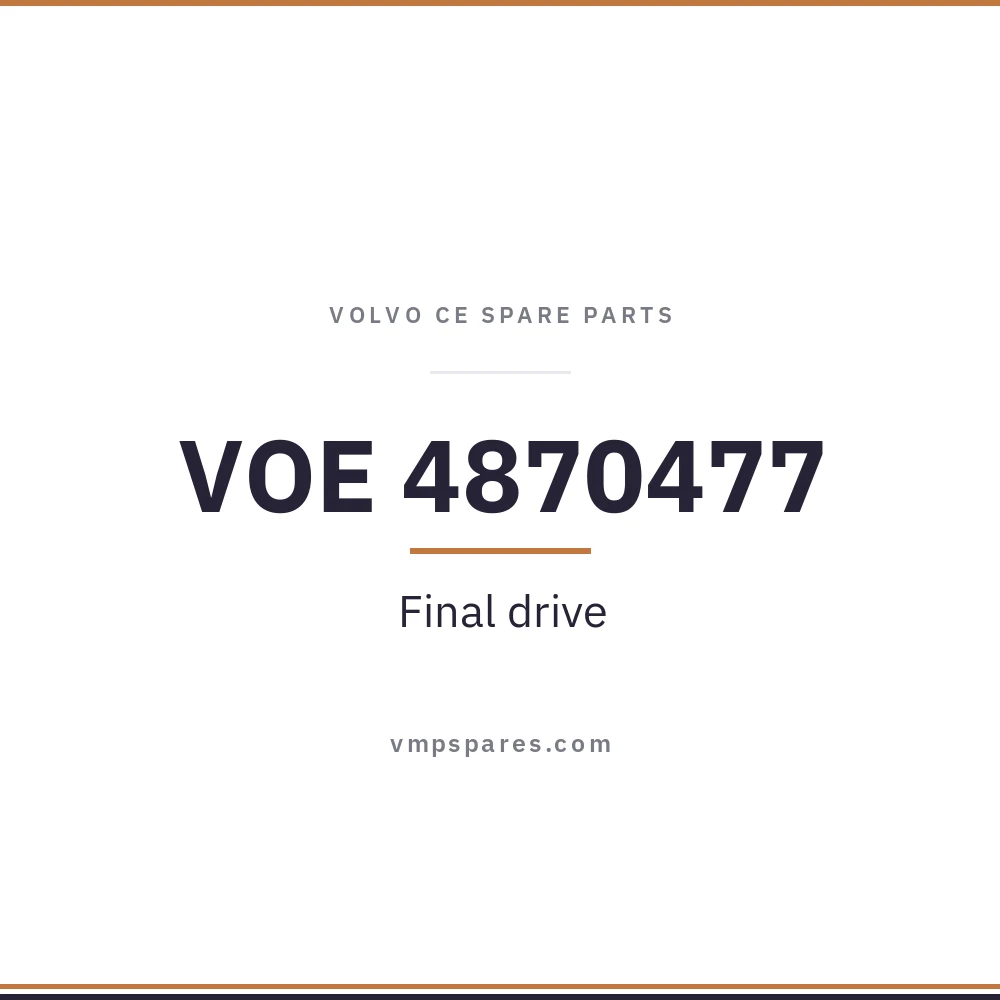VOE 4870477 – Final drive