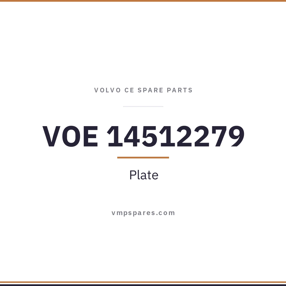 VOE 14512279 – Plate