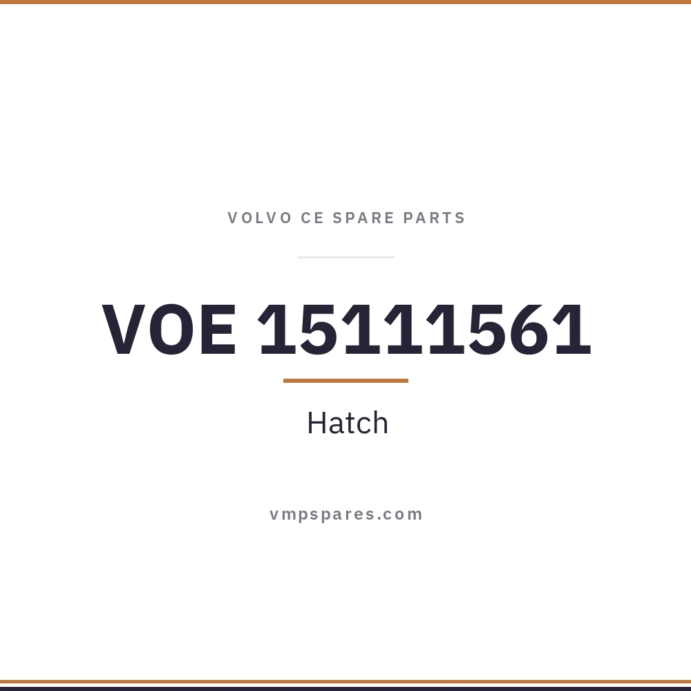 VOE 15111561 – Hatch