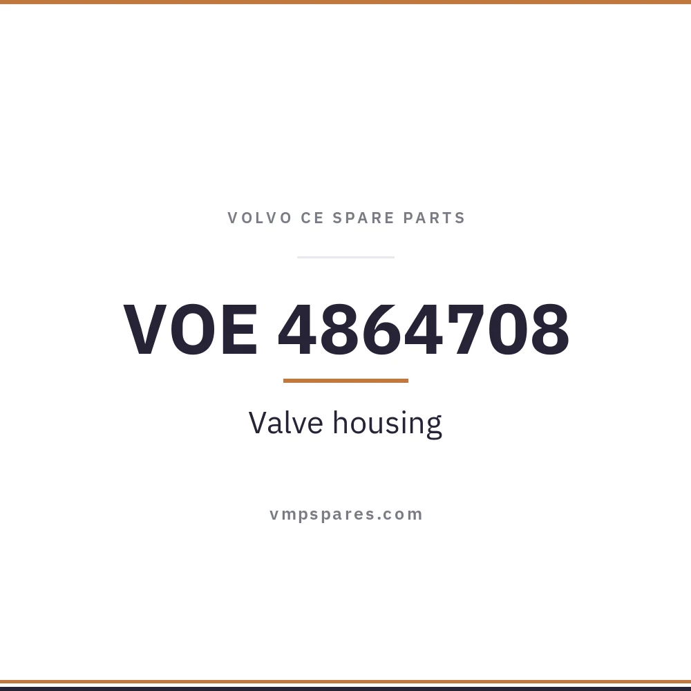 VOE 4864708 – Valve housing