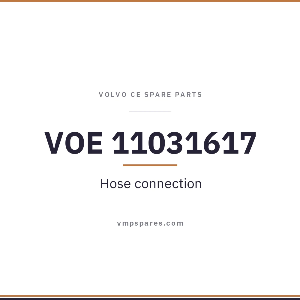 VOE 11031617 – Hose connection
