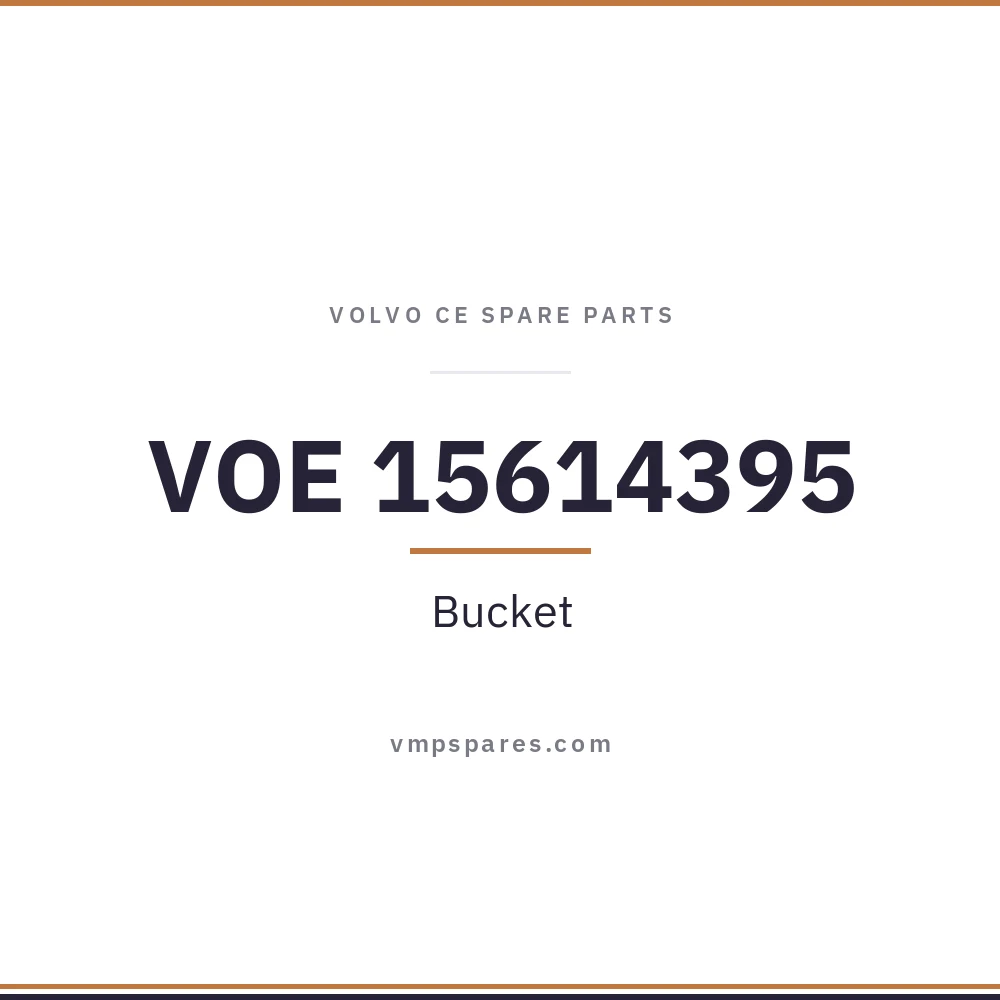 VOE 15614395 – Bucket