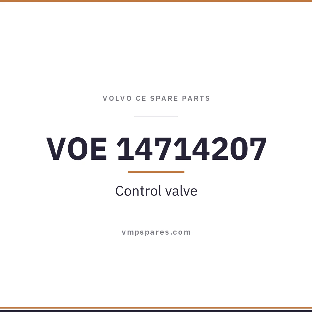VOE 14714207 – Control valve