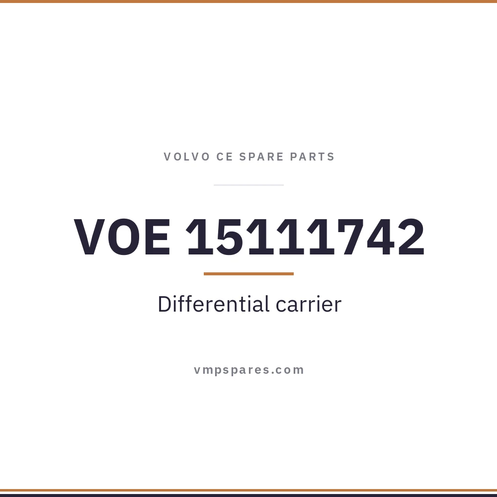 VOE 15111742 – Differential carrier