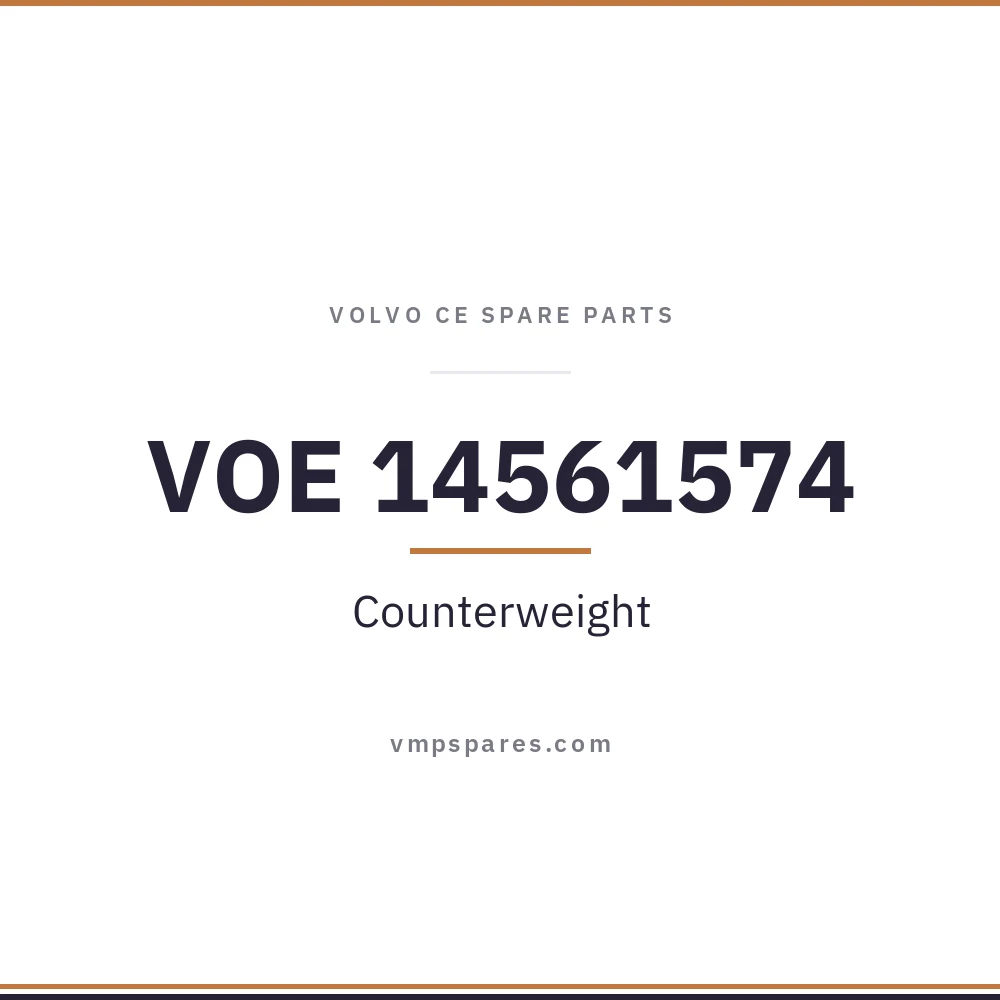 VOE 14561574 – Counterweight
