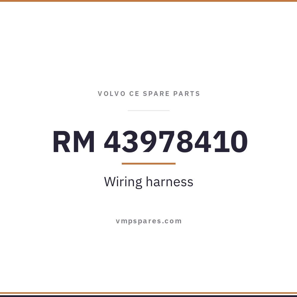 RM 43978410 – Wiring harness