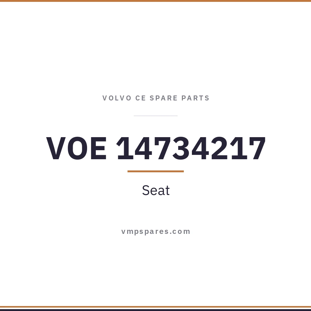 VOE 14734217 – Seat