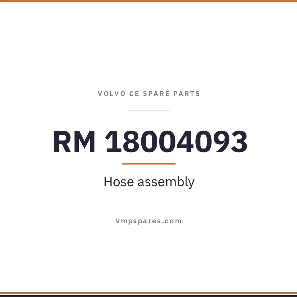 RM 18004093 – Hose assembly