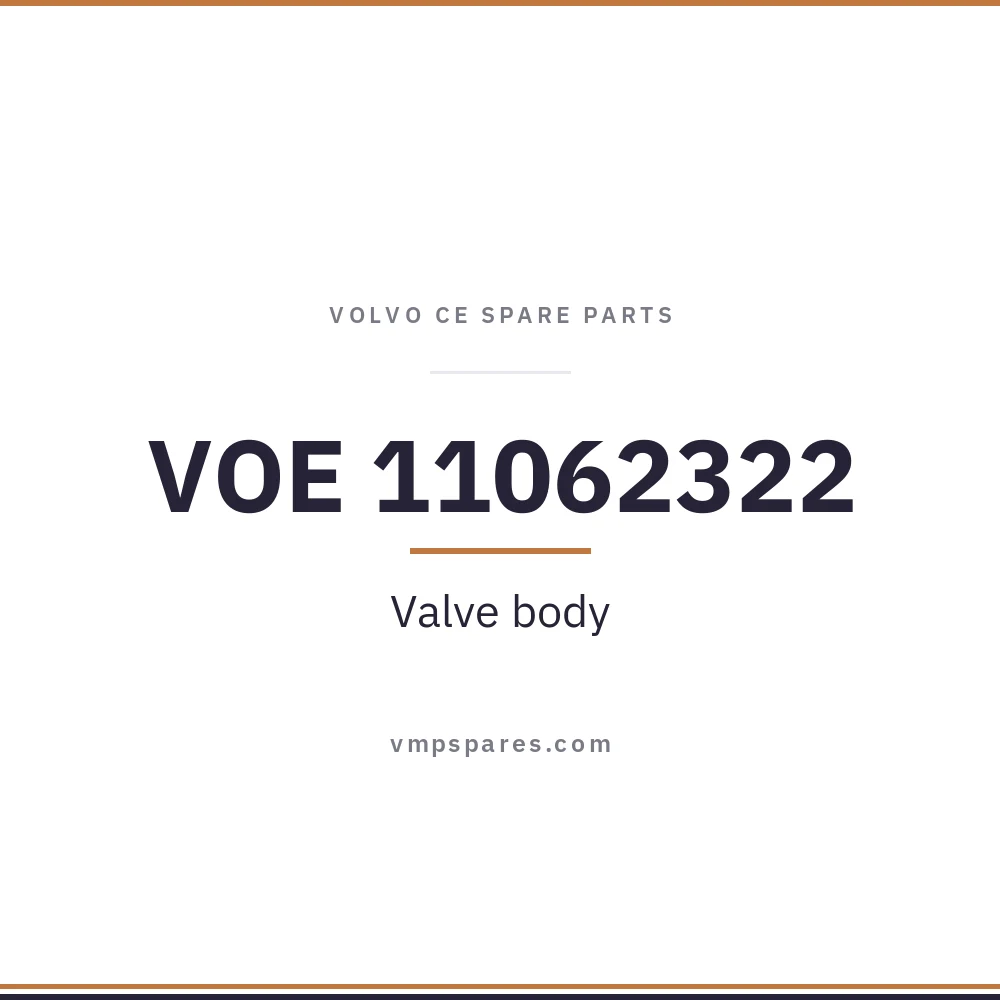 VOE 11062322 – Valve body