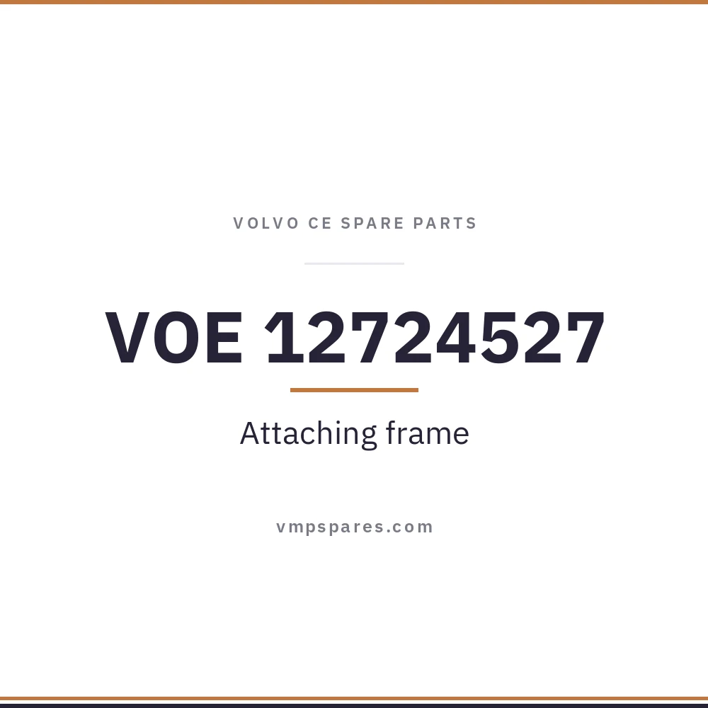 VOE 12724527 – Attaching frame
