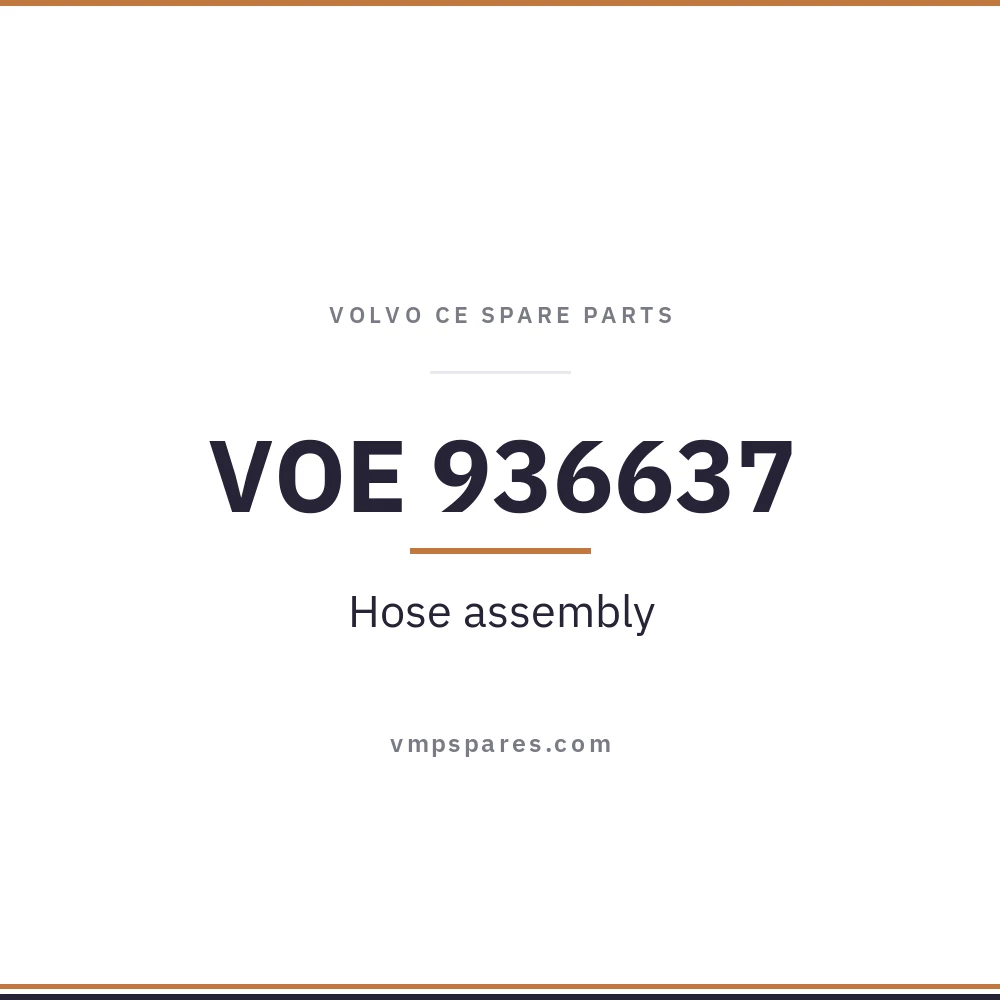 VOE 936637 – Hose assembly